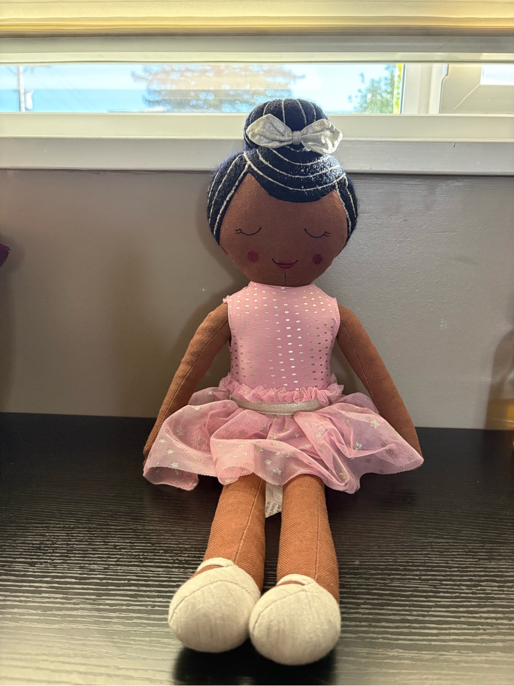 Pillowfort Target Exclusive Ballerina Doll African American doll
